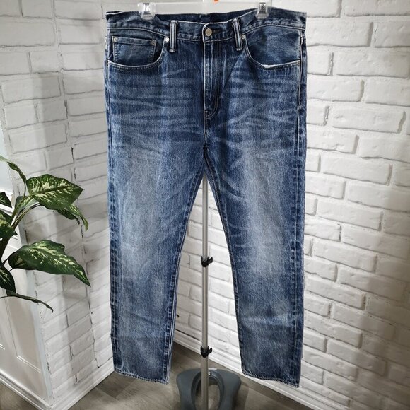 COPY - Levi's Men's 508 Size 36/32 Straight Leg Medium Wash Blue Jeans - Picture 2 of 15